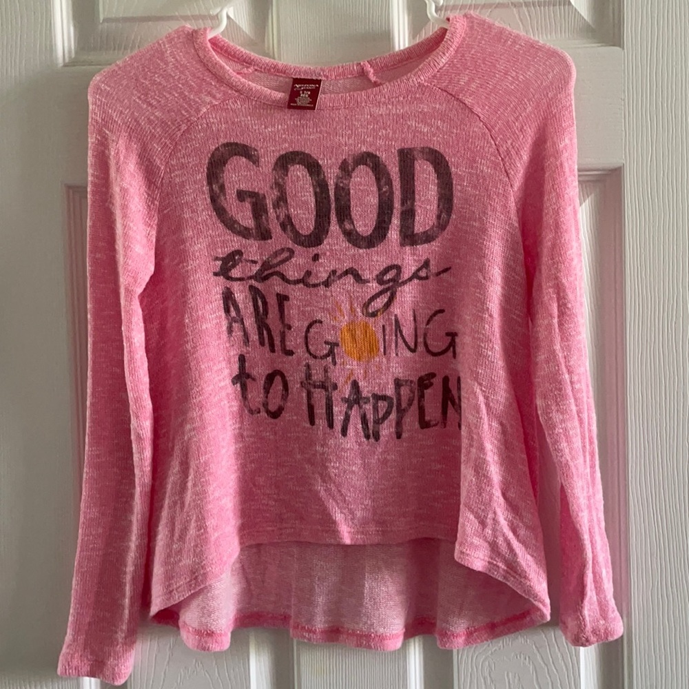 Perfect Arizona light gauzelike hi-lo sweater.